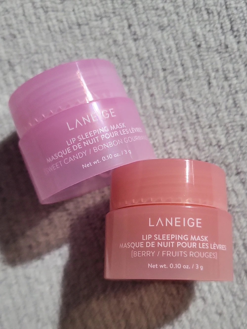 NIB Two Laneige Dreamy Lip Sleeping Masks ~ Sweet Candy & Berry